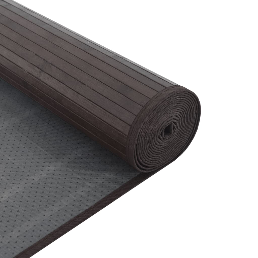 vidaXL Covor dreptunghiular, maro închis, 60x500 cm, bambus vidaXL Covor dreptunghiular, maro închis, 60x500 cm, bambus