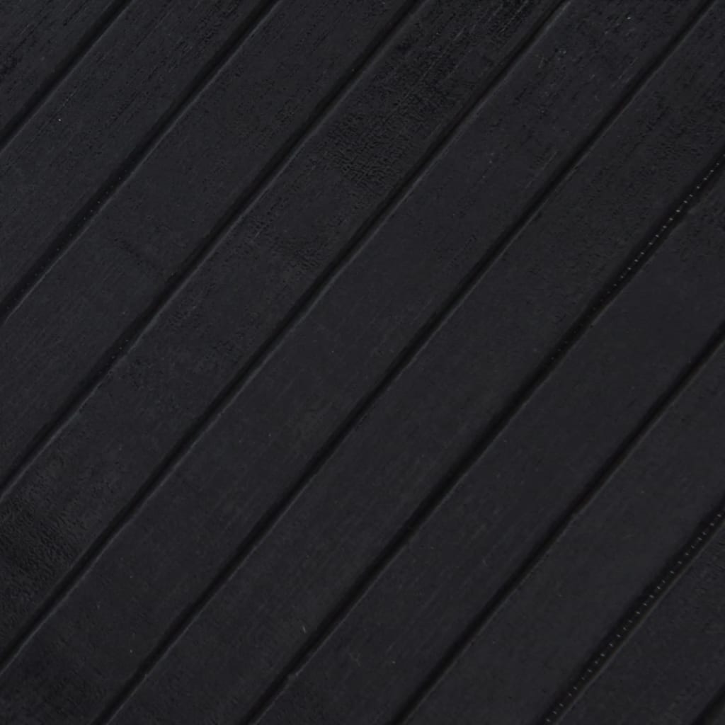 vidaXL Covor dreptunghiular, negru, 60x1000 cm, bambus vidaXL Covor dreptunghiular, negru, 60x1000 cm, bambus