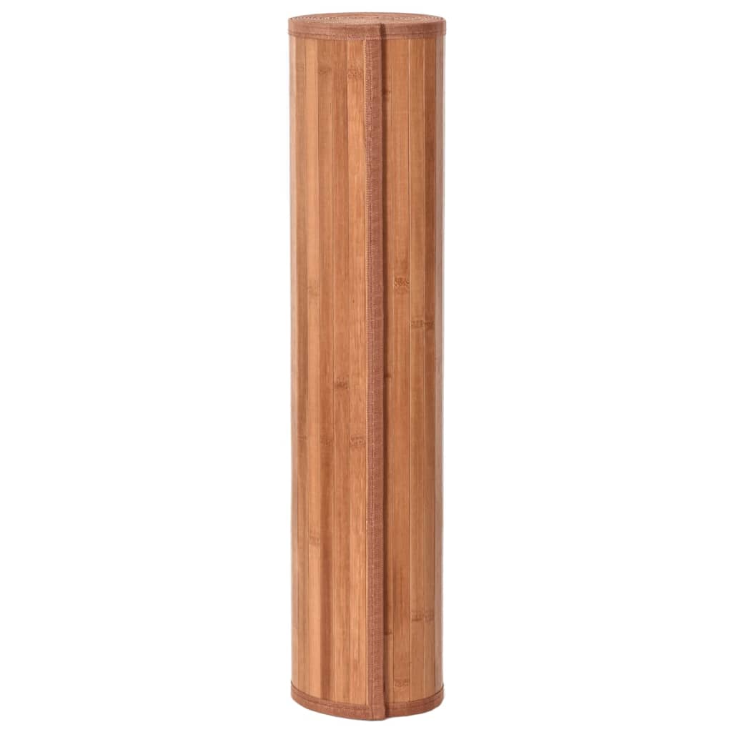vidaXL Covor dreptunghiular, maro, 70x300 cm, bambus
