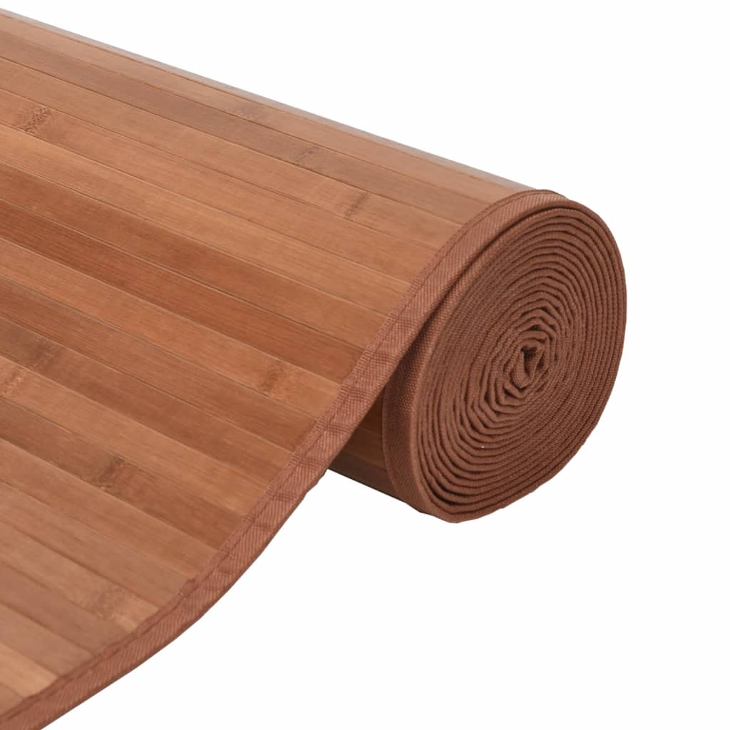 vidaXL Covor dreptunghiular, maro, 70x300 cm, bambus