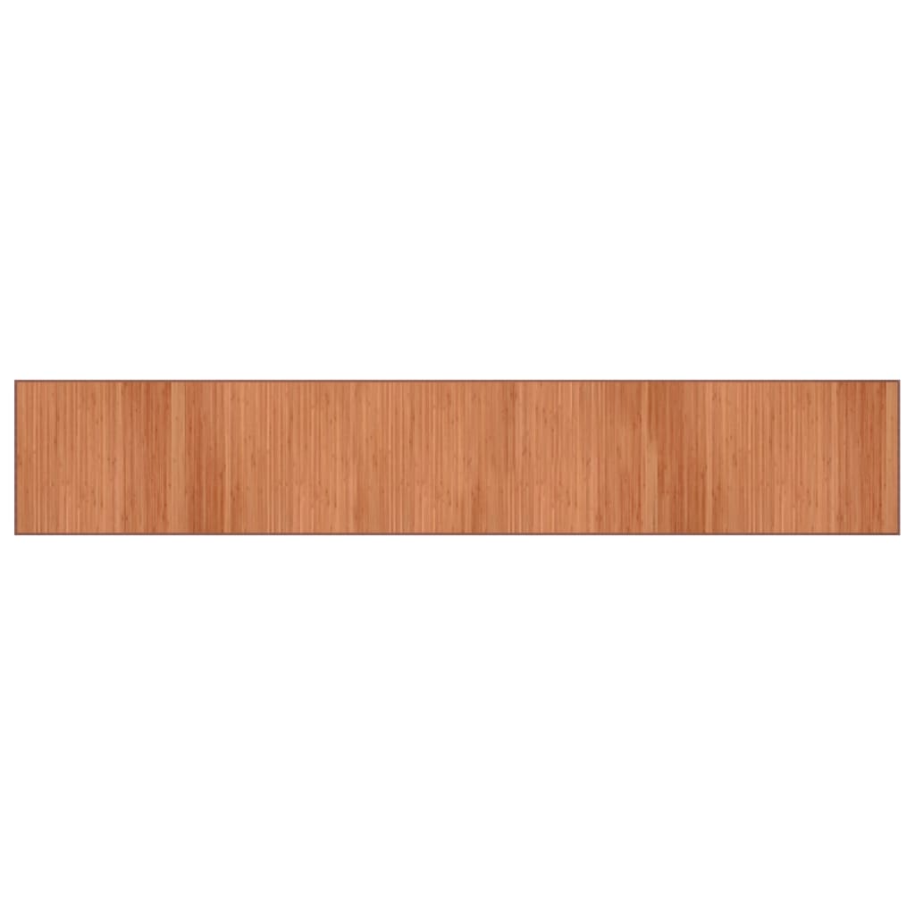 vidaXL Covor dreptunghiular, maro, 70x400 cm, bambus