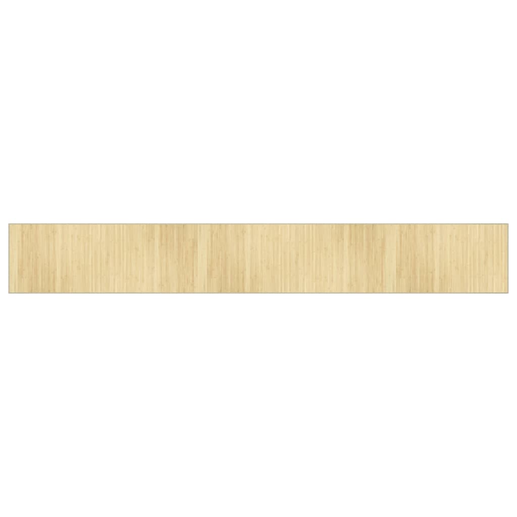 vidaXL Covor dreptunghiular, natural deschis, 70x500 cm, bambus