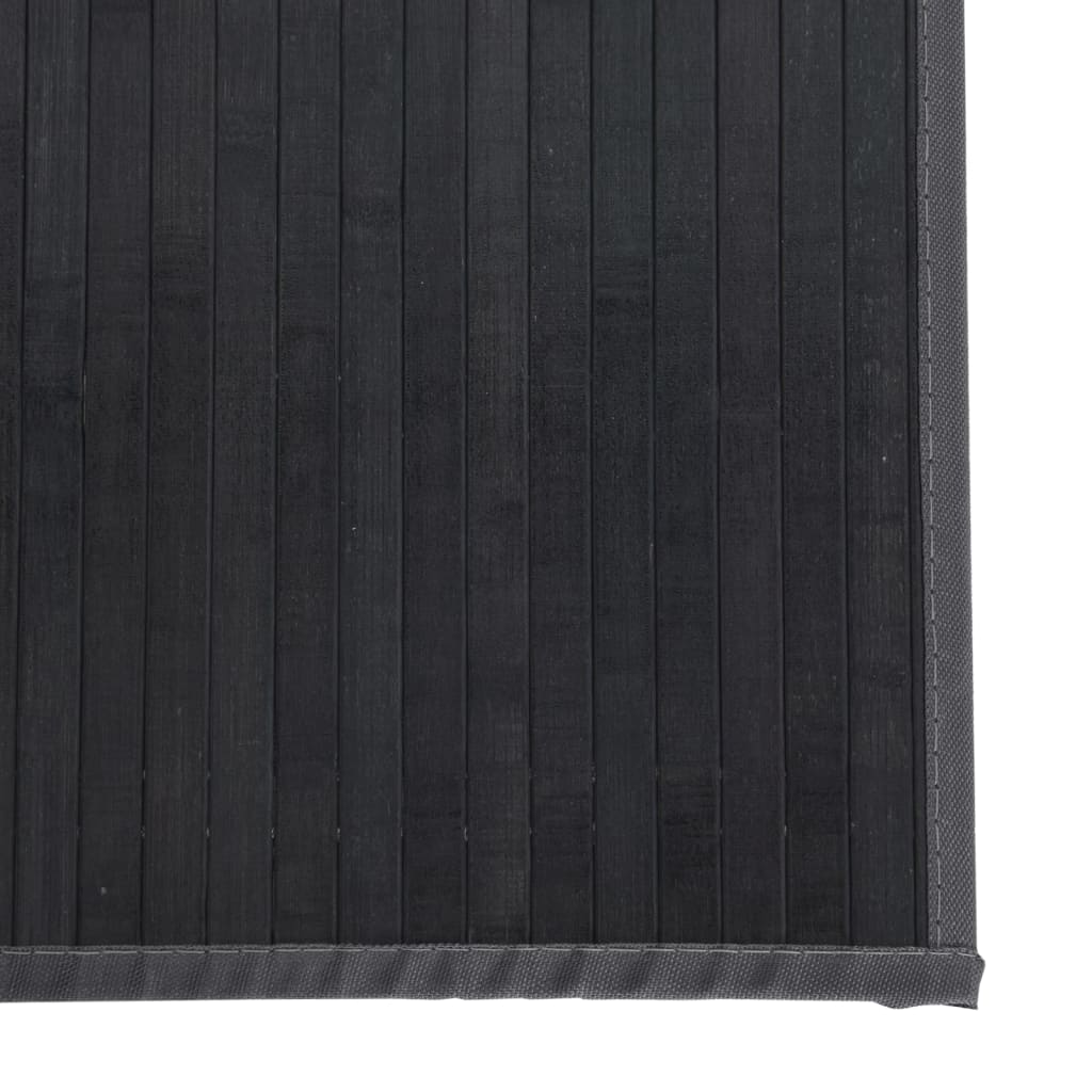 vidaXL Covor dreptunghiular, gri, 70x1000 cm, bambus