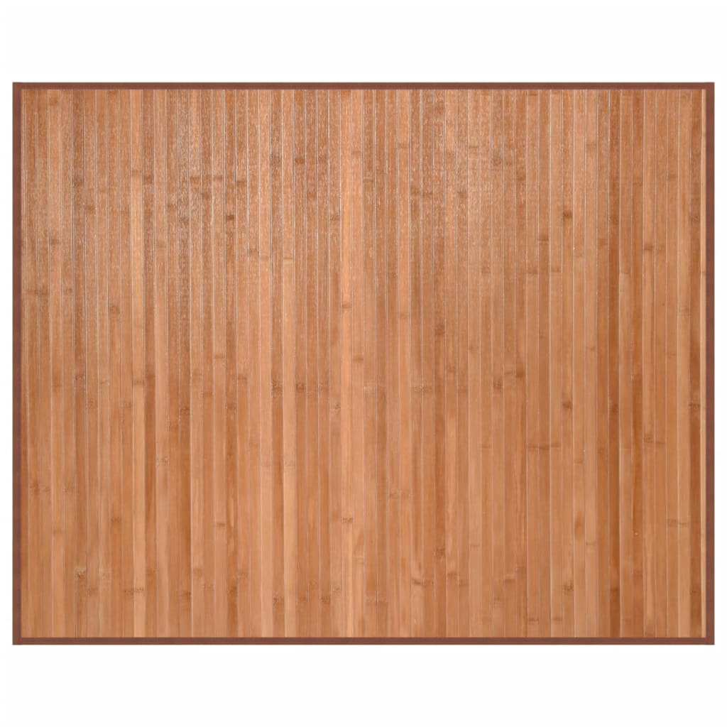 vidaXL Covor dreptunghiular, natural, 80x100 cm, bambus