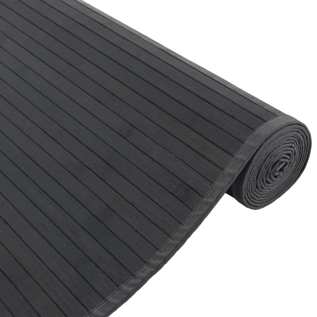 vidaXL Covor dreptunghiular, gri, 80x200 cm, bambus vidaXL Covor dreptunghiular, gri, 80x200 cm, bambus