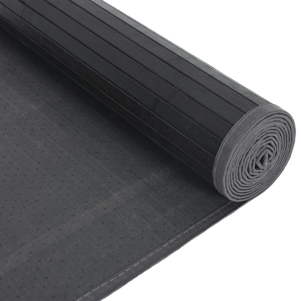 vidaXL Covor dreptunghiular, gri, 80x200 cm, bambus vidaXL Covor dreptunghiular, gri, 80x200 cm, bambus