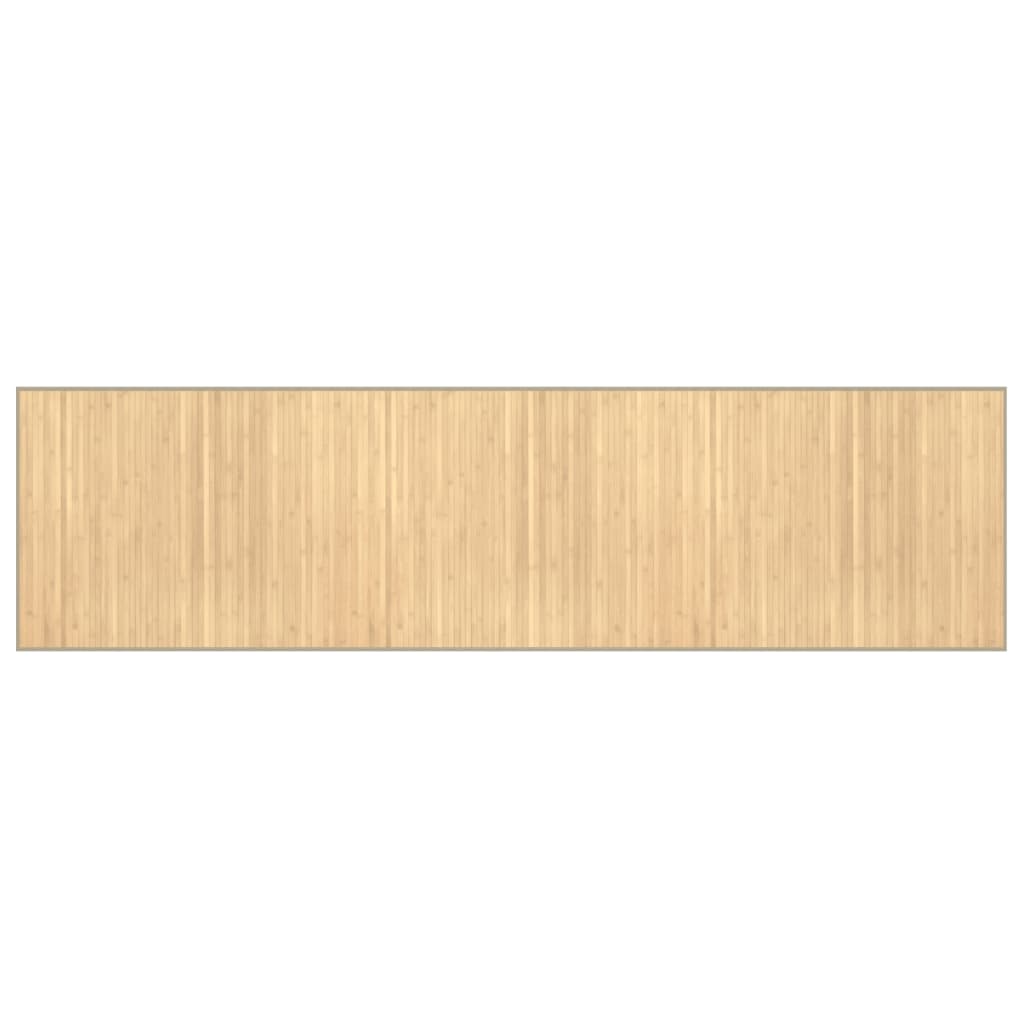 vidaXL Covor dreptunghiular, natural deschis, 80x300 cm, bambus vidaXL Covor dreptunghiular, natural deschis, 80x300 cm, bambus