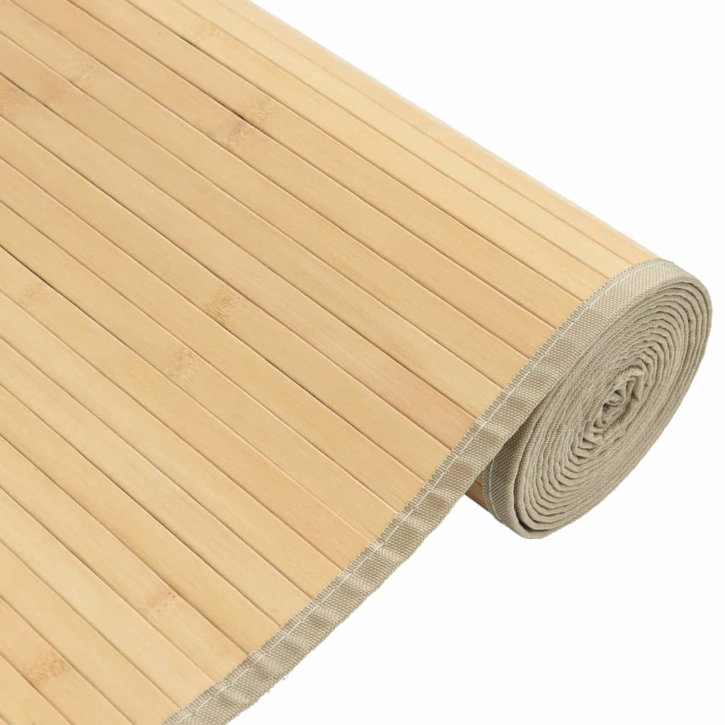 vidaXL Covor dreptunghiular, natural deschis, 80x300 cm, bambus vidaXL Covor dreptunghiular, natural deschis, 80x300 cm, bambus