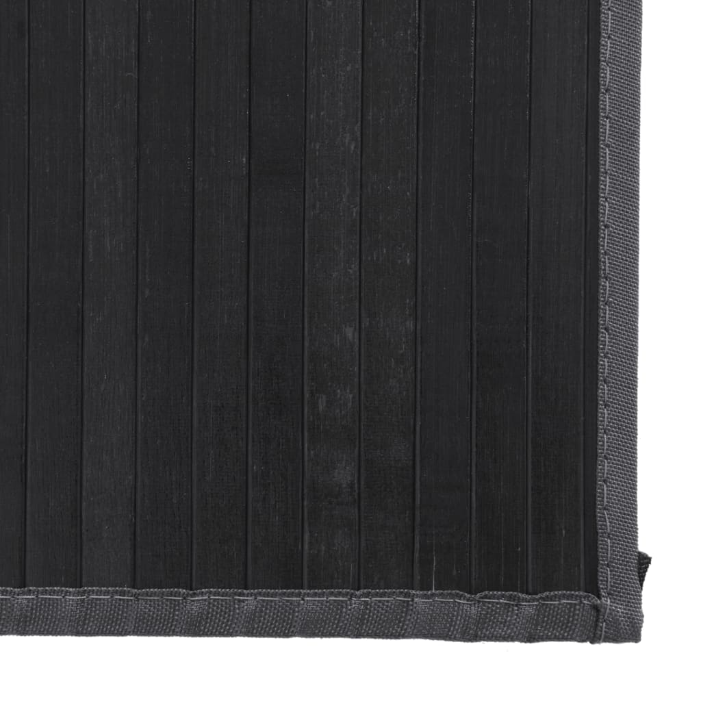 vidaXL Covor dreptunghiular, gri, 80x300 cm, bambus