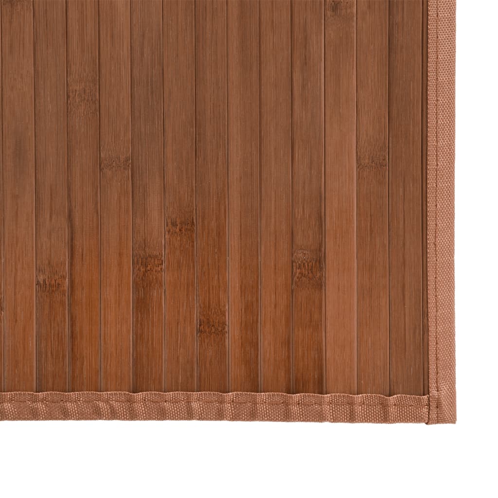 vidaXL Covor dreptunghiular, maro, 80x400 cm, bambus