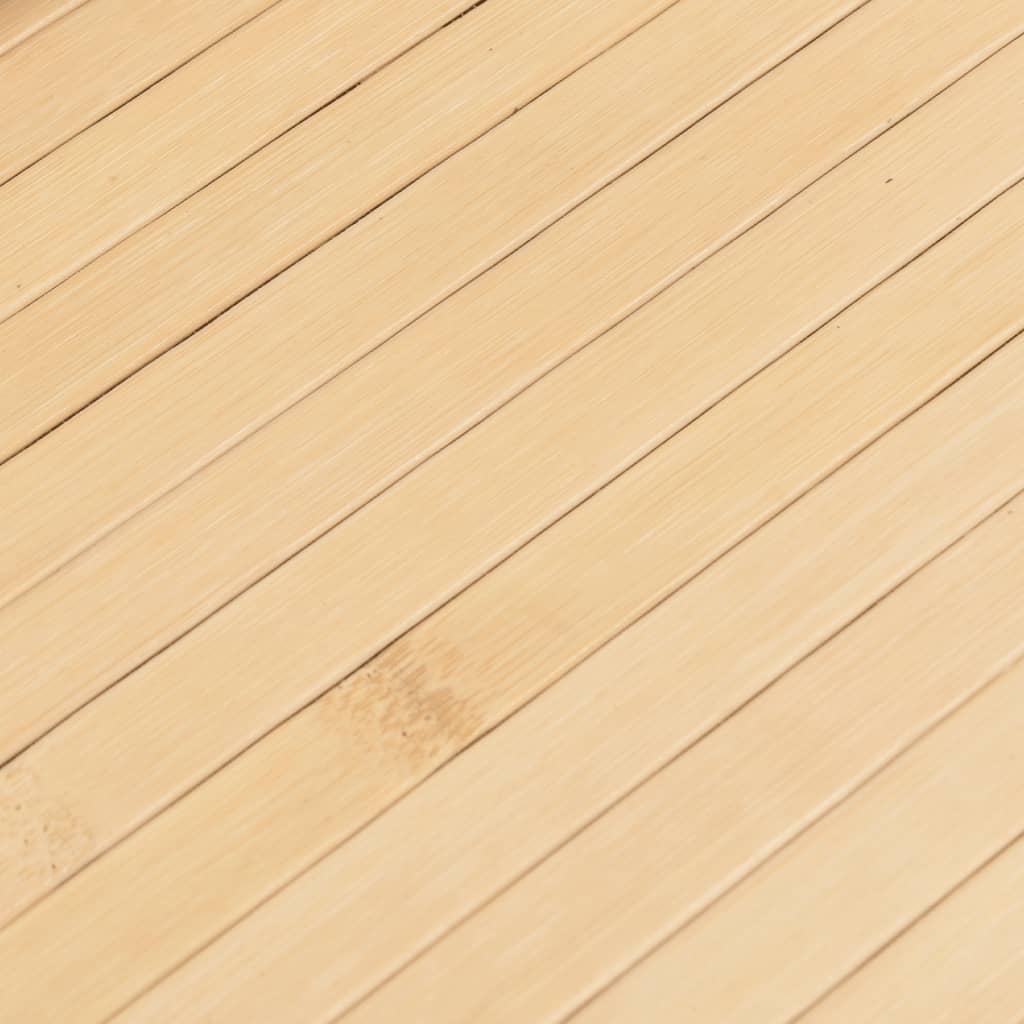 vidaXL Covor dreptunghiular, natural deschis, 80x500 cm, bambus