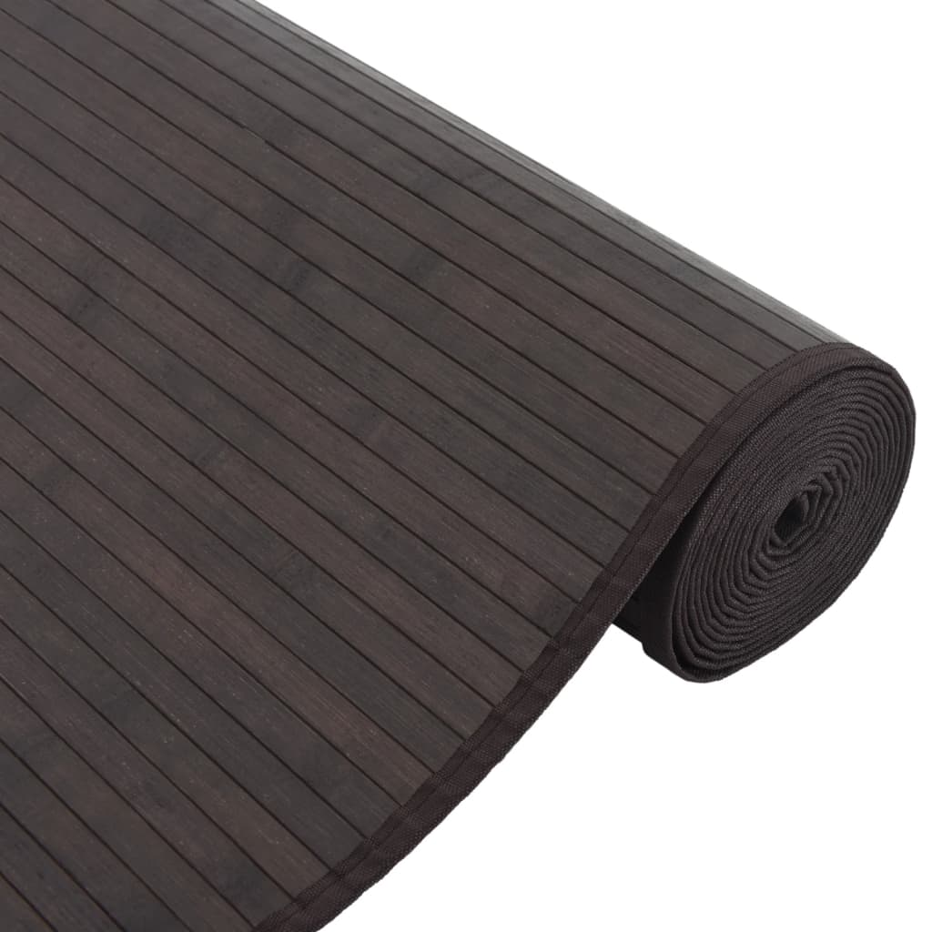 vidaXL Covor dreptunghiular, maro închis, 80x1000 cm, bambus vidaXL Covor dreptunghiular, maro închis, 80x1000 cm, bambus
