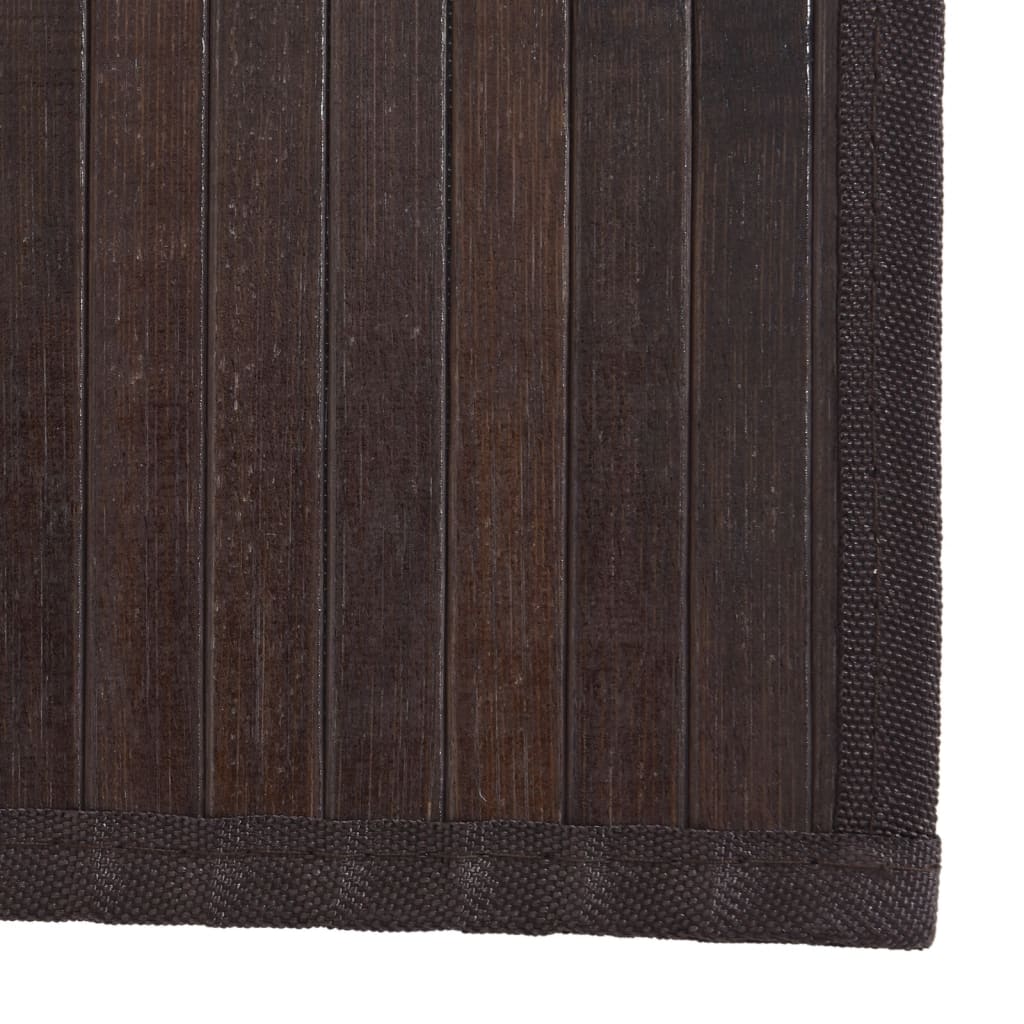 vidaXL Covor dreptunghiular, maro închis, 80x1000 cm, bambus vidaXL Covor dreptunghiular, maro închis, 80x1000 cm, bambus