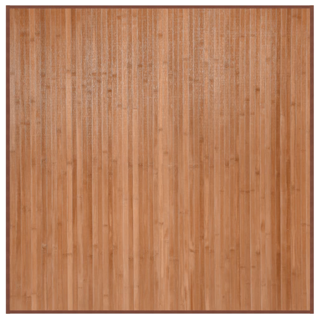 vidaXL Covor pătrat, natural, 100x100 cm, bambus
