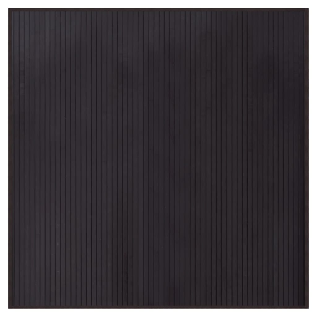 vidaXL Covor pătrat, maro închis, 100x100 cm, bambus vidaXL Covor pătrat, maro închis, 100x100 cm, bambus