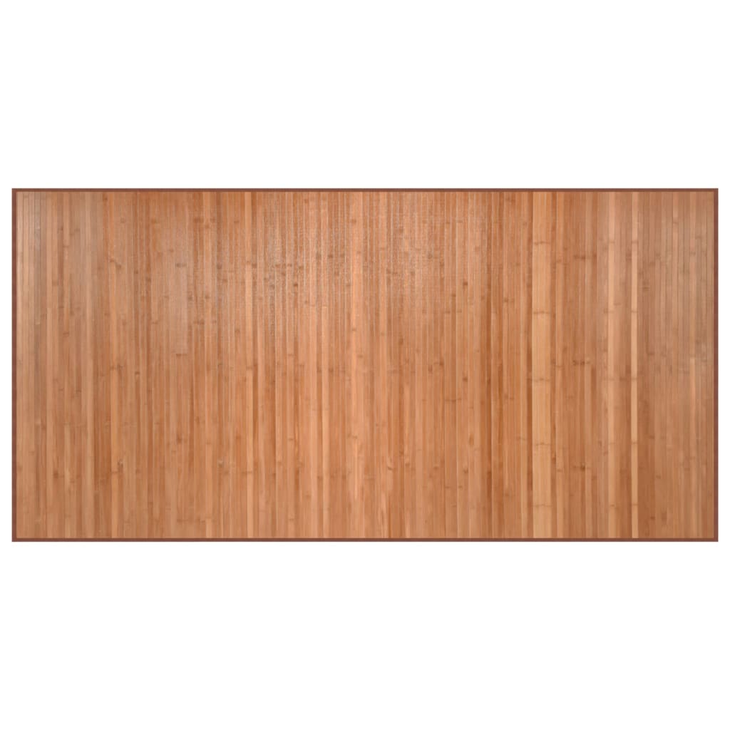 vidaXL Covor dreptunghiular, natural, 100x200 cm, bambus