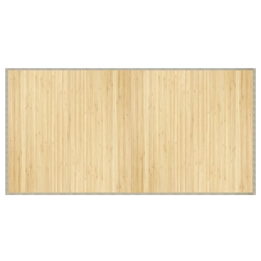 vidaXL Covor dreptunghiular, natural deschis, 100x200 cm, bambus vidaXL Covor dreptunghiular, natural deschis, 100x200 cm, bambus