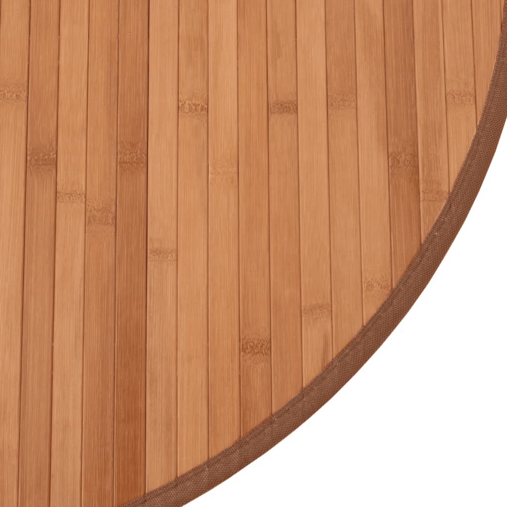 vidaXL Covor rotund, natural, 60 cm, bambus
