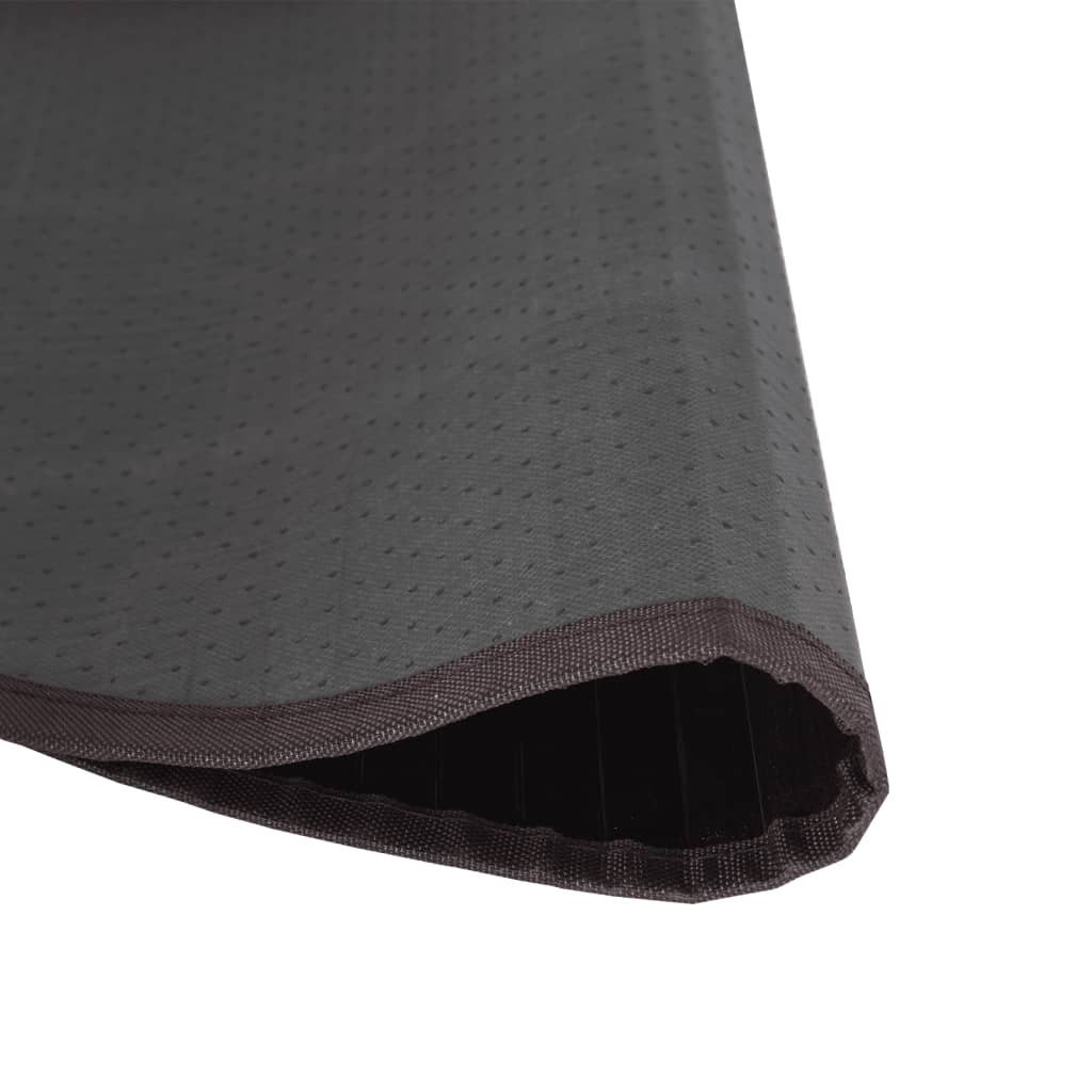 vidaXL Covor rotund, maro închis, 100 cm, bambus vidaXL Covor rotund, maro închis, 100 cm, bambus