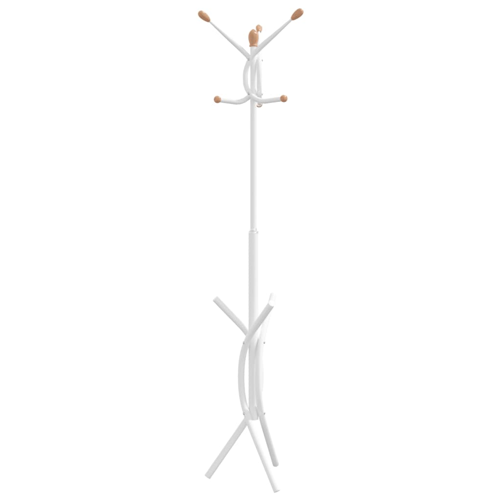 vidaXL Cuier de haine, alb, 176 cm, fier vopsit electrostatic vidaXL Cuier de haine, alb, 176 cm, fier vopsit electrostatic