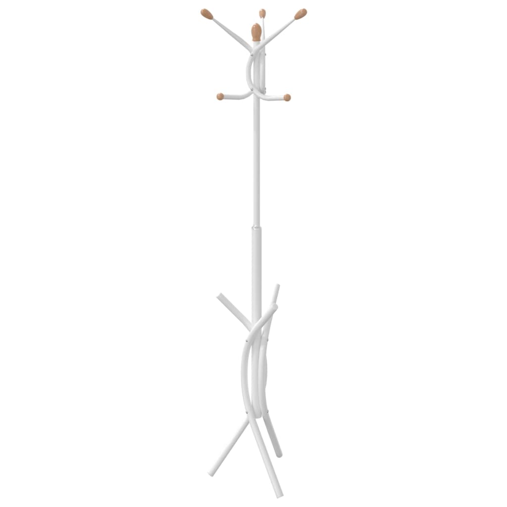 vidaXL Cuier de haine, alb, 176 cm, fier vopsit electrostatic vidaXL Cuier de haine, alb, 176 cm, fier vopsit electrostatic
