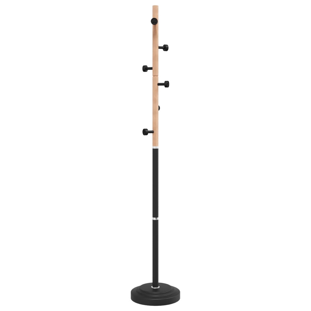 vidaXL Cuier de haine, negru, 177 cm, fier vopsit electrostatic vidaXL Cuier de haine, negru, 177 cm, fier vopsit electrostatic