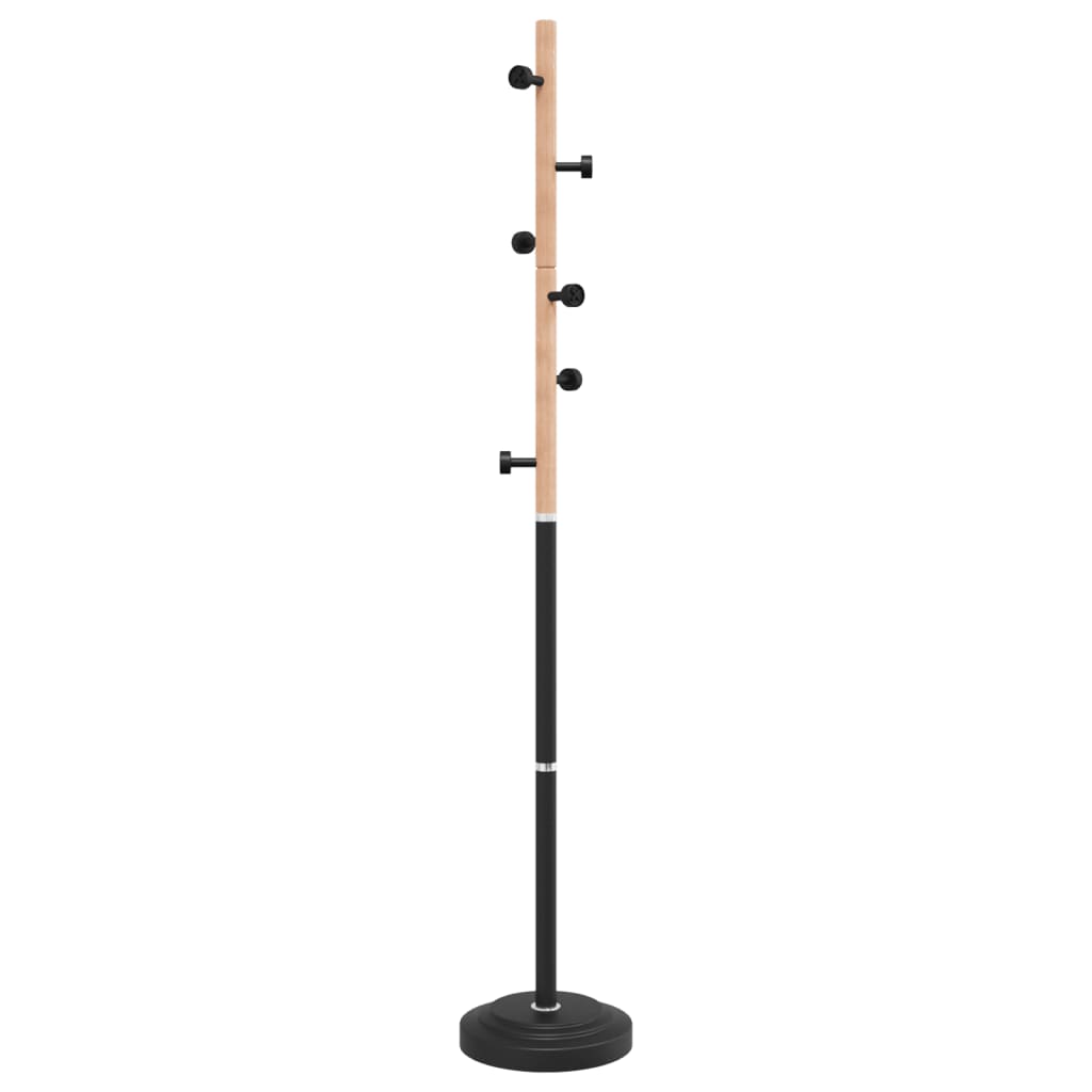 vidaXL Cuier de haine, negru, 177 cm, fier vopsit electrostatic vidaXL Cuier de haine, negru, 177 cm, fier vopsit electrostatic