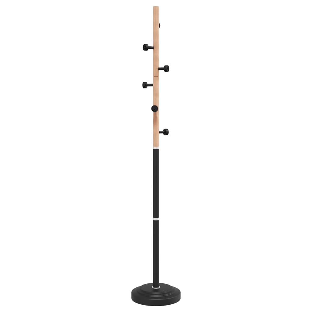 vidaXL Cuier de haine, negru, 177 cm, fier vopsit electrostatic vidaXL Cuier de haine, negru, 177 cm, fier vopsit electrostatic