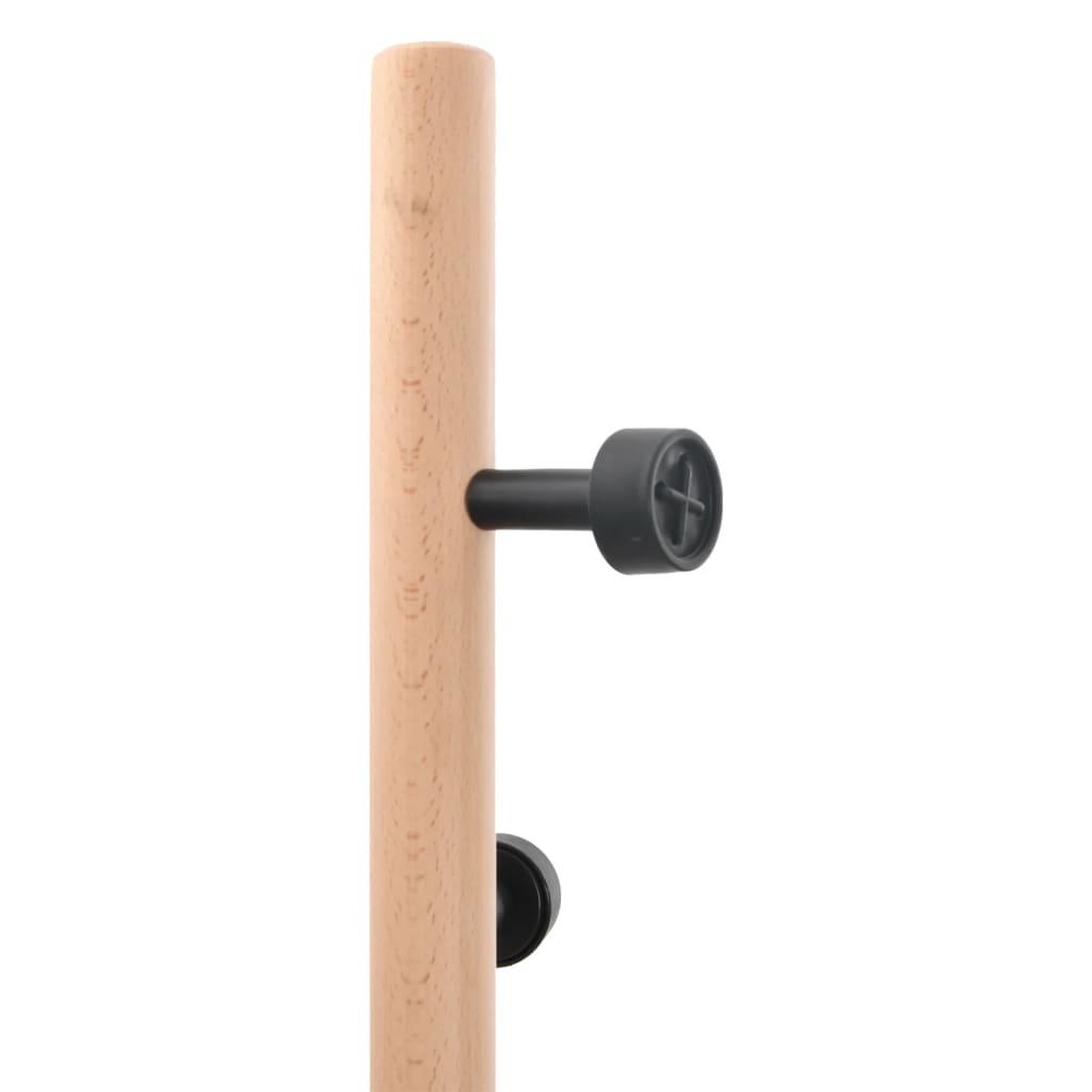 vidaXL Cuier de haine, negru, 177 cm, fier vopsit electrostatic vidaXL Cuier de haine, negru, 177 cm, fier vopsit electrostatic
