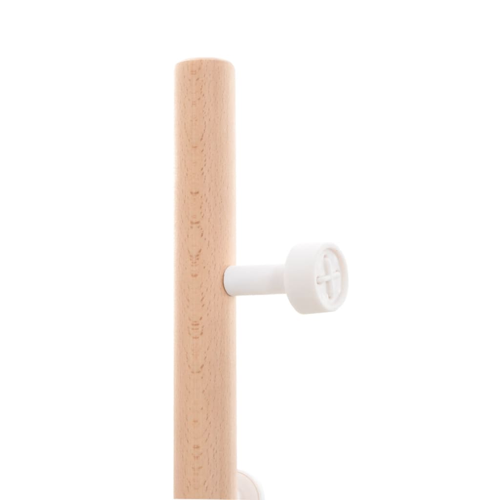 vidaXL Cuier de haine, alb, 177 cm, fier vopsit electrostatic vidaXL Cuier de haine, alb, 177 cm, fier vopsit electrostatic