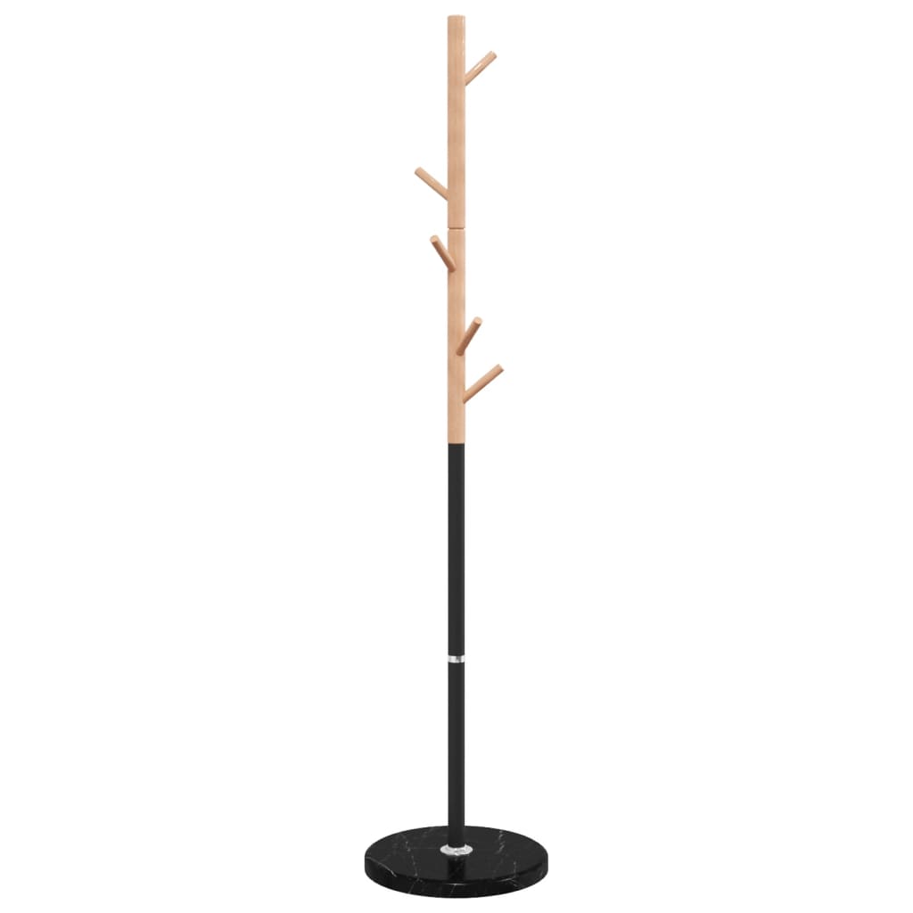 vidaXL Cuier de haine, negru, 172 cm, fier vopsit electrostatic