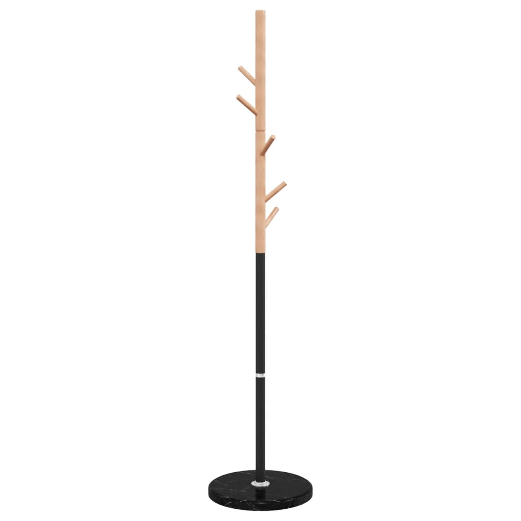 vidaXL Cuier de haine, negru, 172 cm, fier vopsit electrostatic