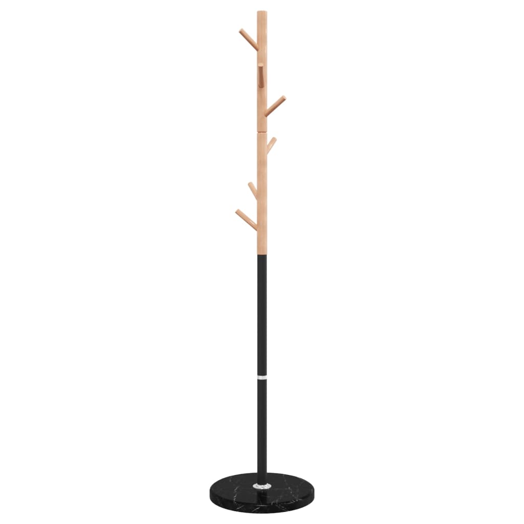 vidaXL Cuier de haine, negru, 172 cm, fier vopsit electrostatic
