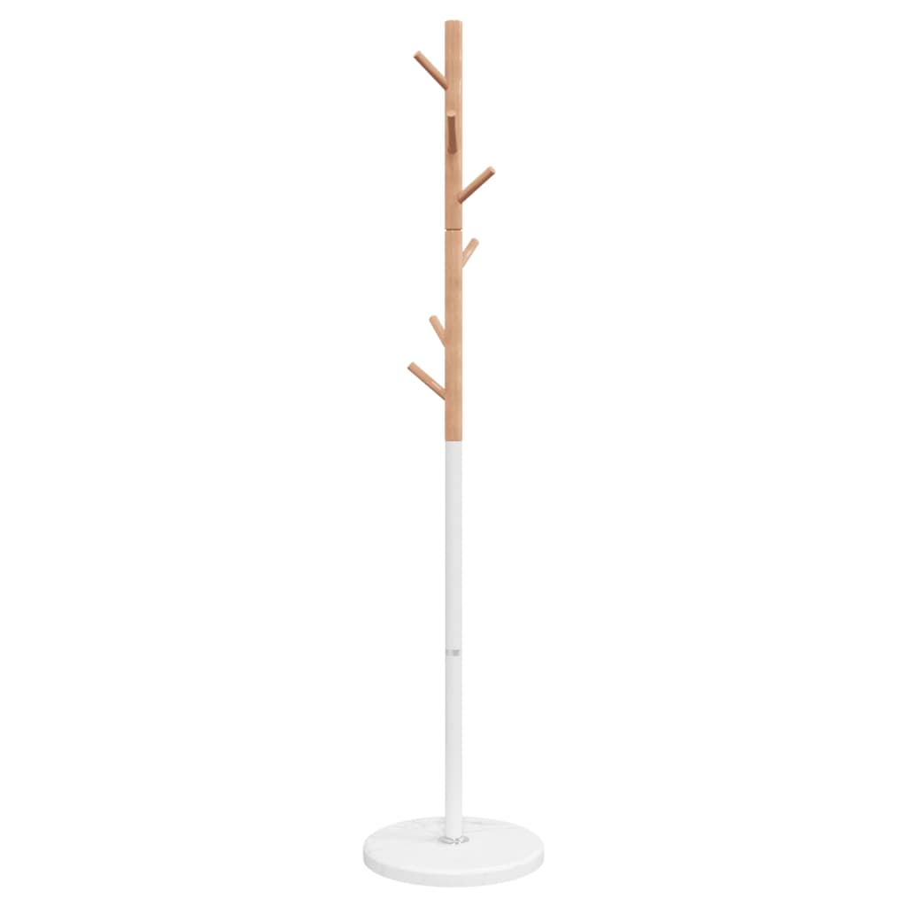 vidaXL Cuier de haine, alb, 172 cm, fier vopsit electrostatic