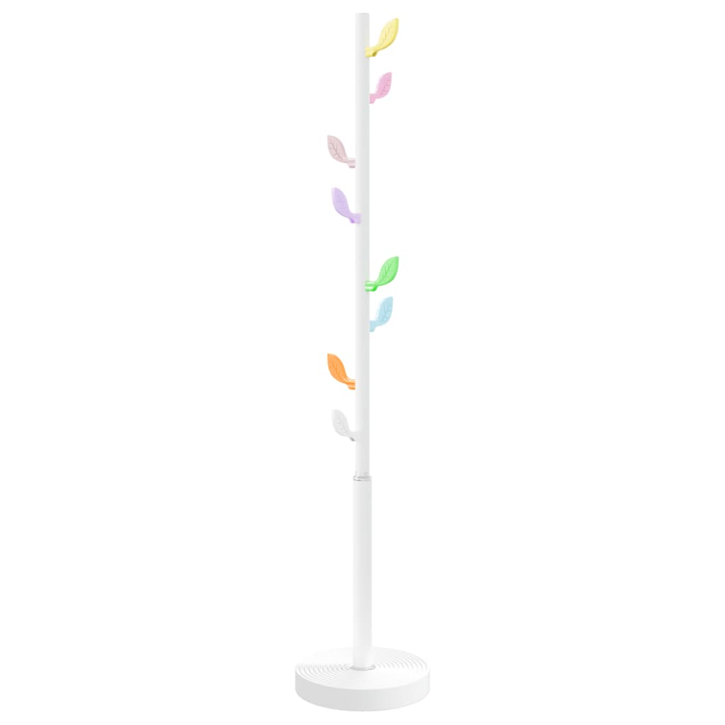 vidaXL Cuier de haine, alb, 172 cm, fier vopsit electrostatic