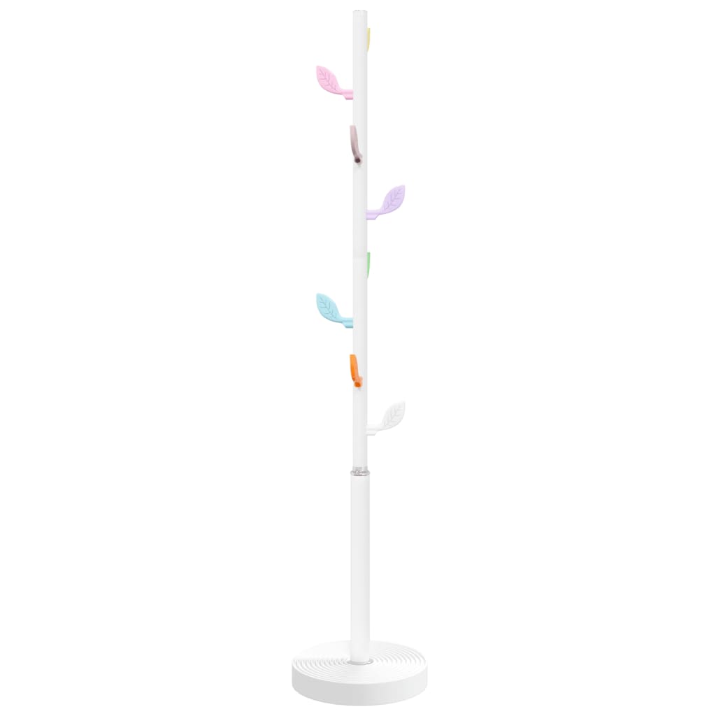 vidaXL Cuier de haine, alb, 172 cm, fier vopsit electrostatic