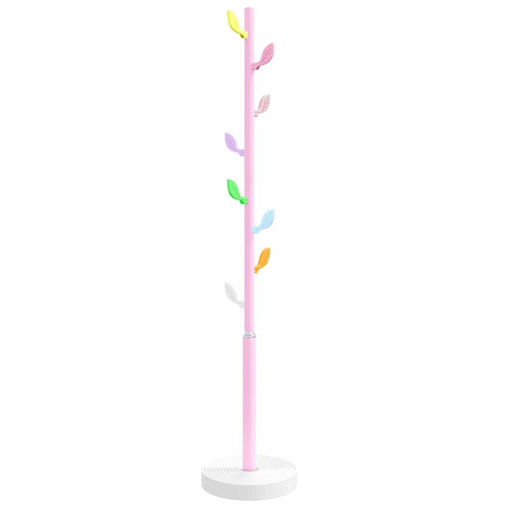 vidaXL Cuier de haine, roz, 172 cm, fier vopsit electrostatic vidaXL Cuier de haine, roz, 172 cm, fier vopsit electrostatic