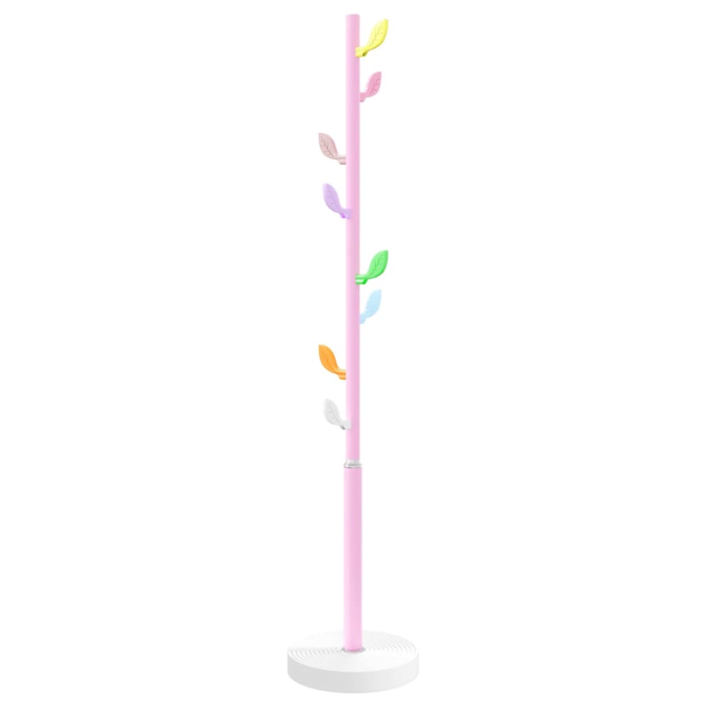 vidaXL Cuier de haine, roz, 172 cm, fier vopsit electrostatic vidaXL Cuier de haine, roz, 172 cm, fier vopsit electrostatic