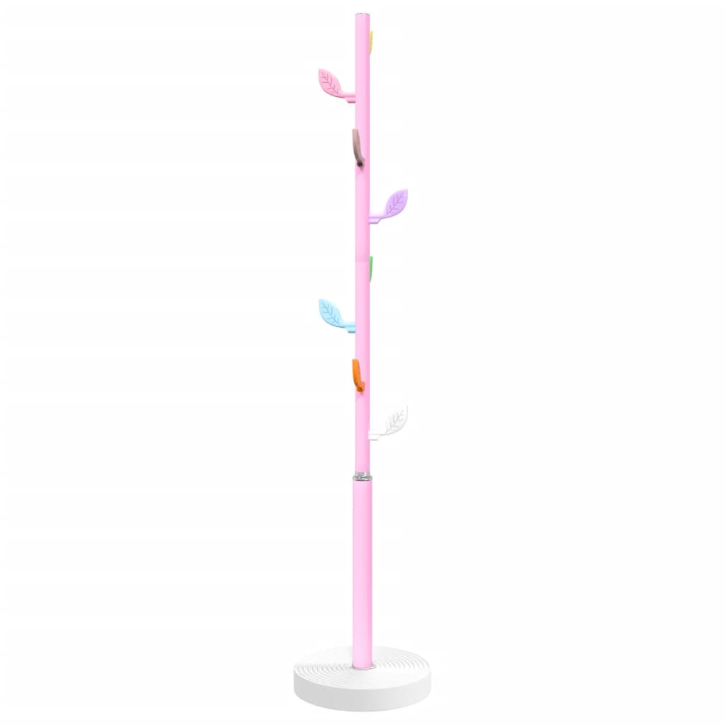 vidaXL Cuier de haine, roz, 172 cm, fier vopsit electrostatic vidaXL Cuier de haine, roz, 172 cm, fier vopsit electrostatic