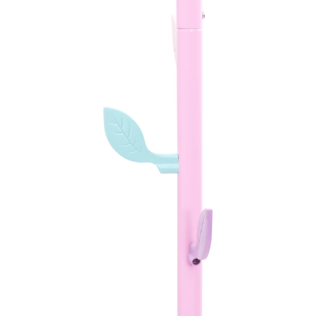 vidaXL Cuier de haine, roz, 172 cm, fier vopsit electrostatic vidaXL Cuier de haine, roz, 172 cm, fier vopsit electrostatic