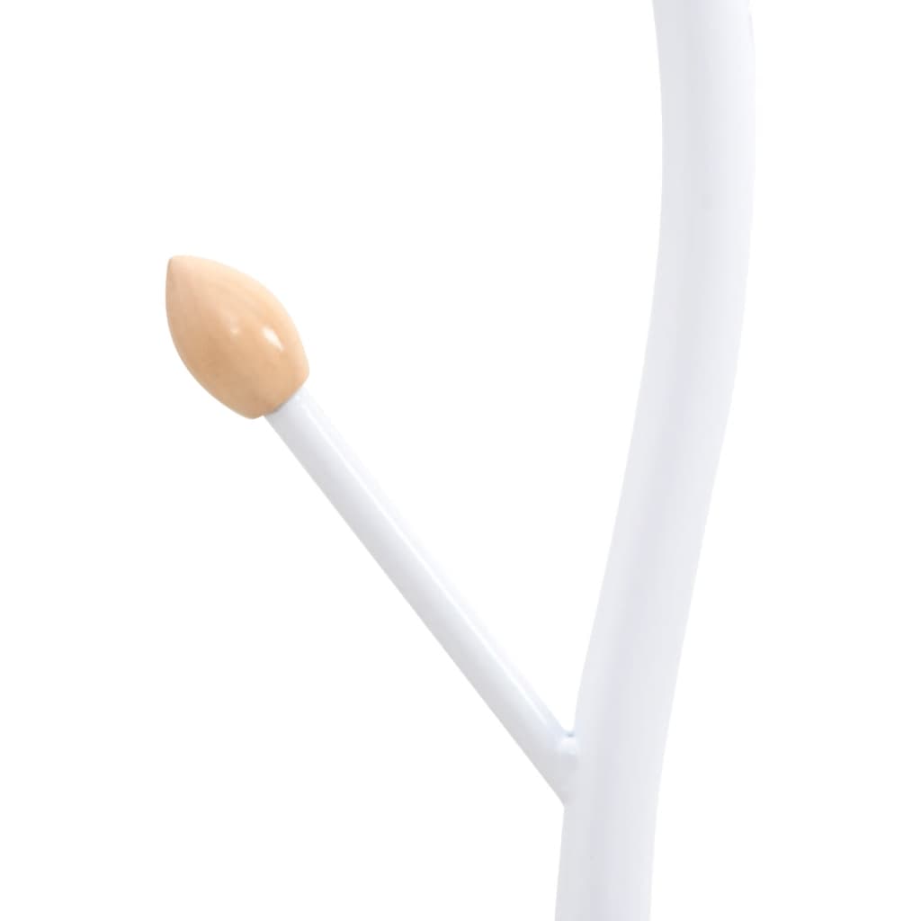 vidaXL Cuier de haine, alb, 177 cm, fier vopsit electrostatic