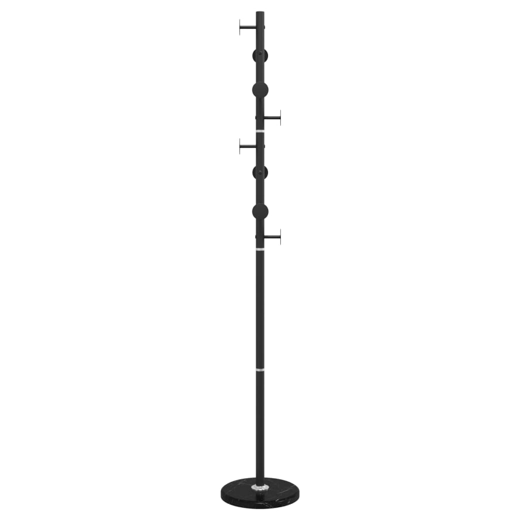vidaXL Cuier de haine, negru, 176 cm, fier vopsit electrostatic vidaXL Cuier de haine, negru, 176 cm, fier vopsit electrostatic