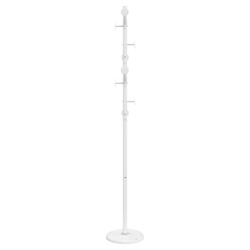 vidaXL Cuier de haine, alb, 176 cm, fier vopsit electrostatic vidaXL Cuier de haine, alb, 176 cm, fier vopsit electrostatic