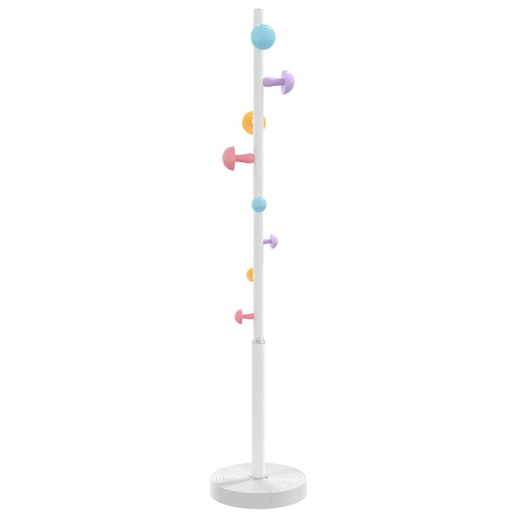 vidaXL Cuier de haine, alb, 172 cm, fier vopsit electrostatic