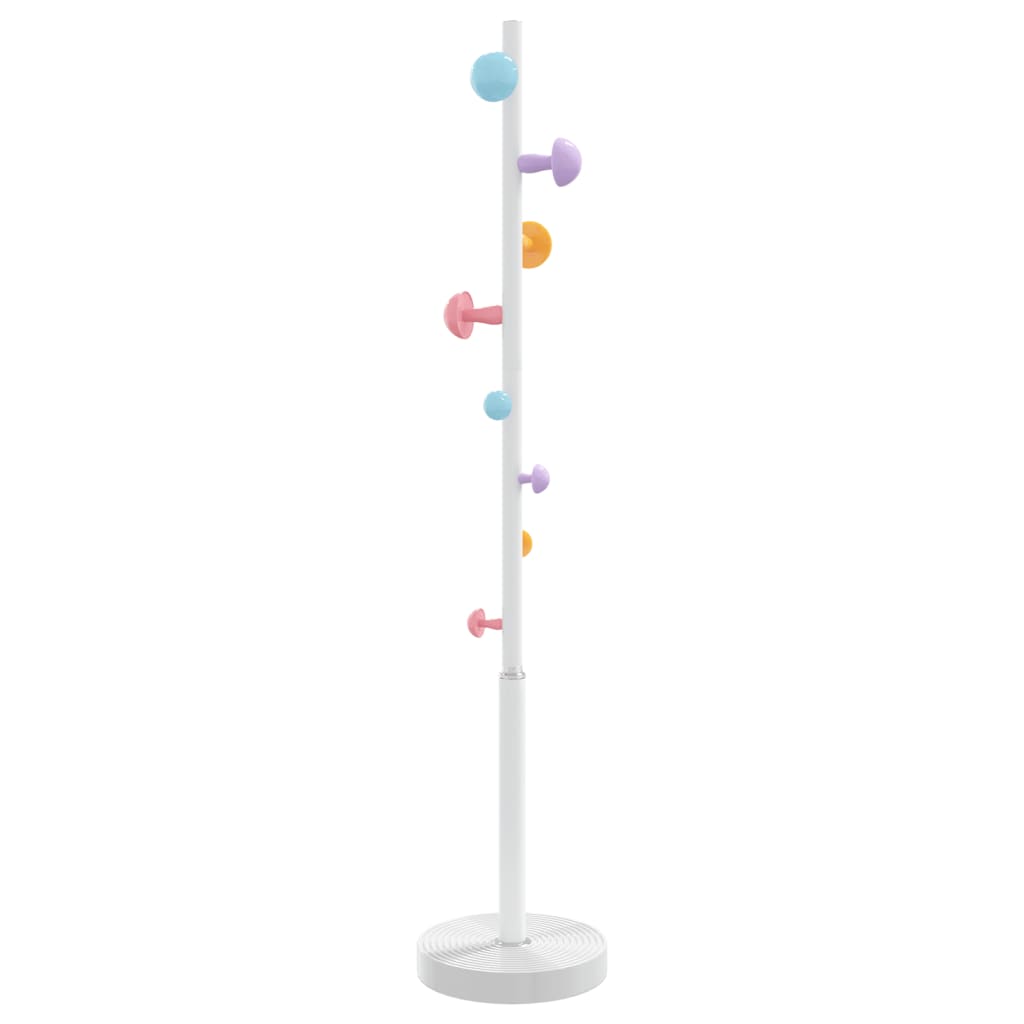 vidaXL Cuier de haine, alb, 172 cm, fier vopsit electrostatic