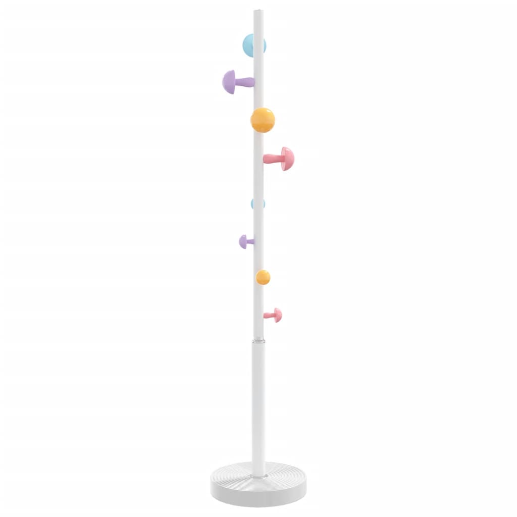 vidaXL Cuier de haine, alb, 172 cm, fier vopsit electrostatic