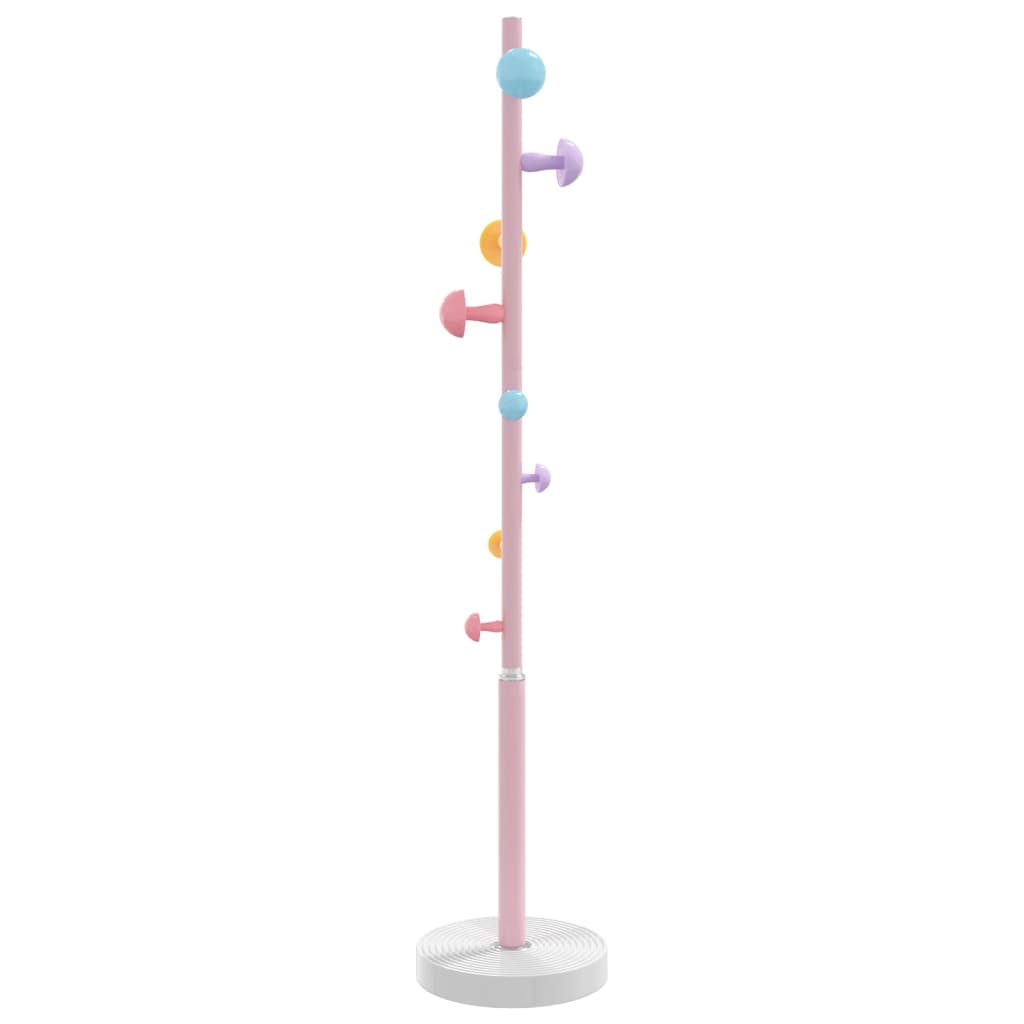vidaXL Cuier de haine, roz, 172 cm, fier vopsit electrostatic vidaXL Cuier de haine, roz, 172 cm, fier vopsit electrostatic