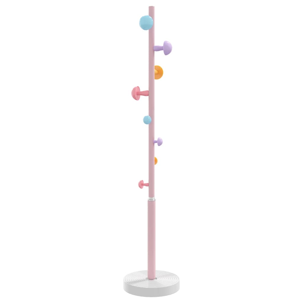 vidaXL Cuier de haine, roz, 172 cm, fier vopsit electrostatic vidaXL Cuier de haine, roz, 172 cm, fier vopsit electrostatic