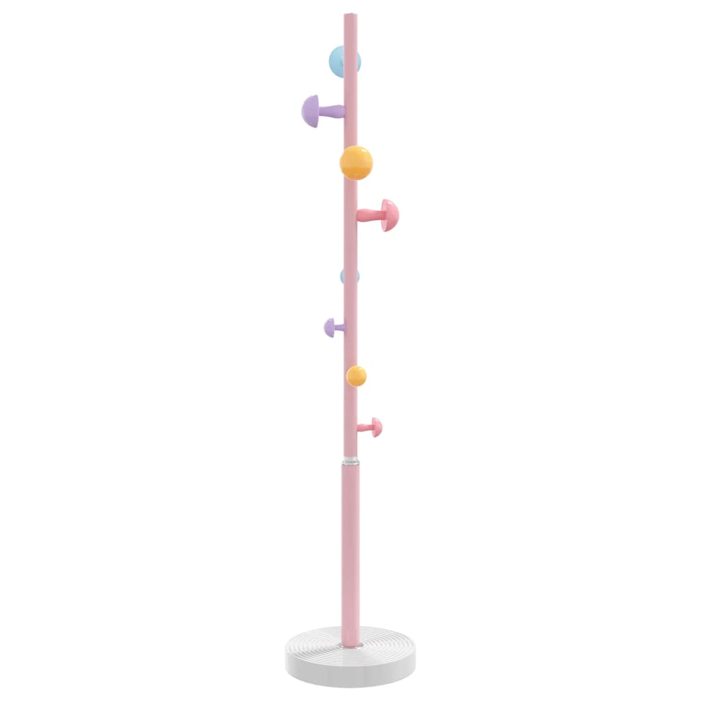 vidaXL Cuier de haine, roz, 172 cm, fier vopsit electrostatic vidaXL Cuier de haine, roz, 172 cm, fier vopsit electrostatic