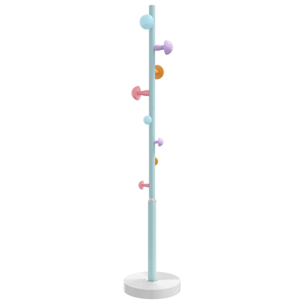 vidaXL Cuier de haine, albastru, 172 cm, fier vopsit electrostatic
